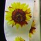 The Ribbon People Yellow and Ivory Sunflower Wired Craft Ribbon 1.5&#x22; x 27 Yards